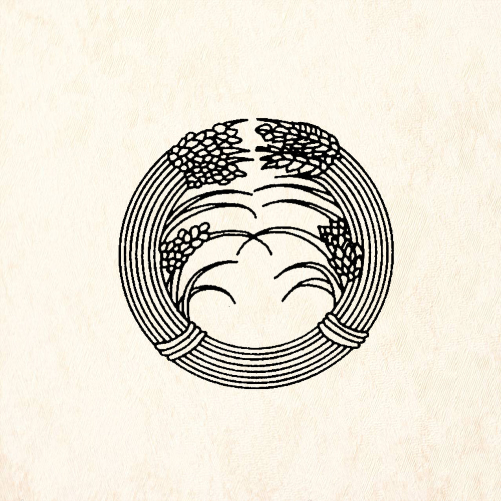 StampaFe Wheat Crest Rubber Art Stamp