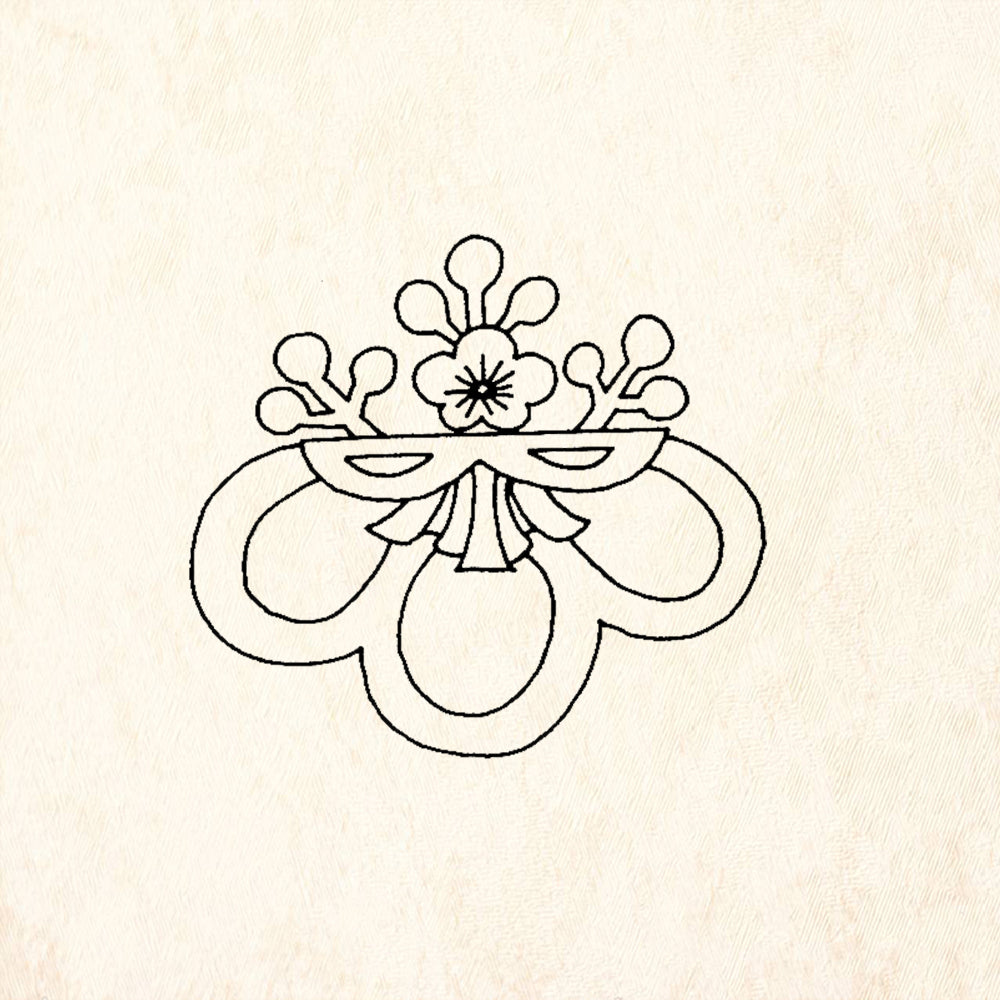 StampaFe Plum Blossom Rubber Art Stamp