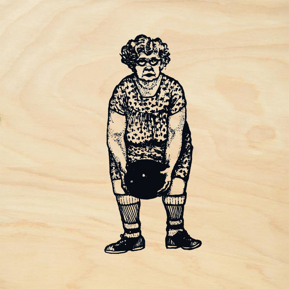 StampaFe Alice Bowling Grandma Rubber Art Stamp