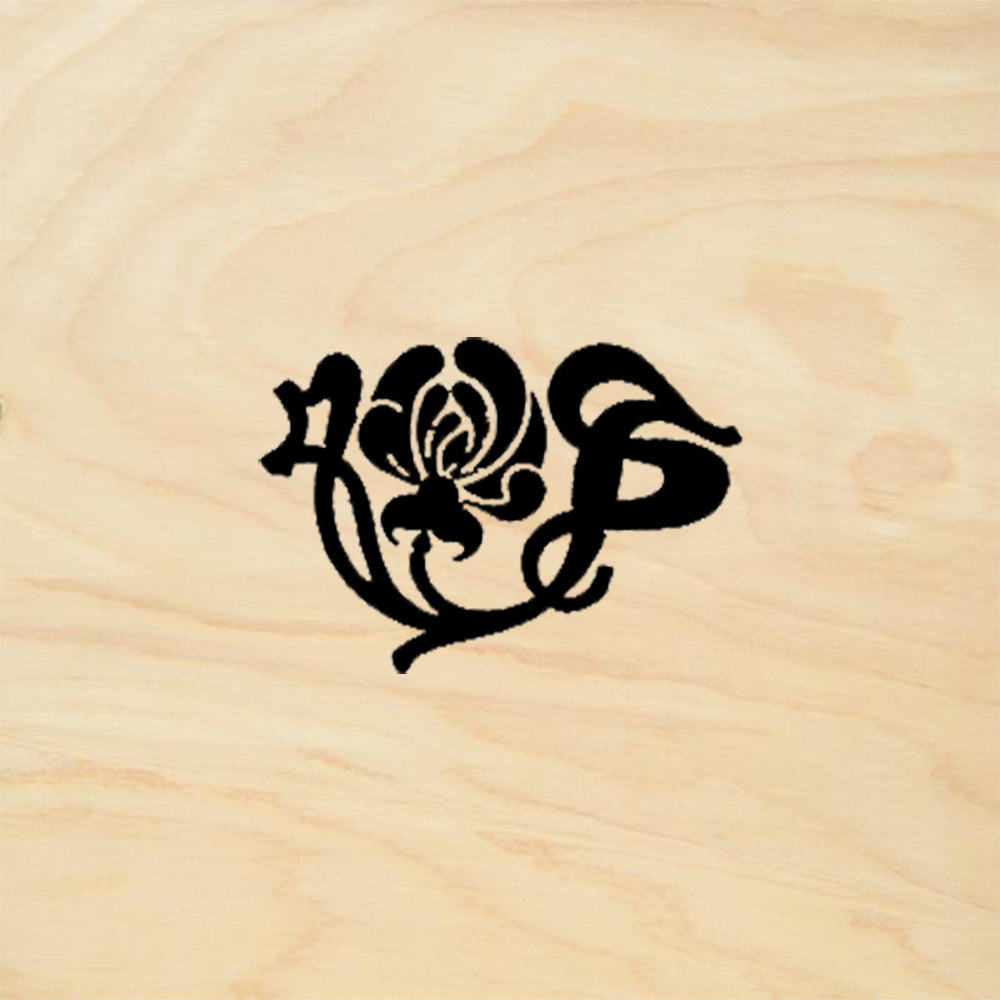 StampaFe Flower Tiny Left Small Rose Accent Rubber Art Stamp