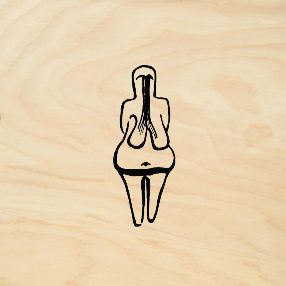 StampaFe Goddess Figure 1 Standing Prehistoric Venus Rubber Art Stamp