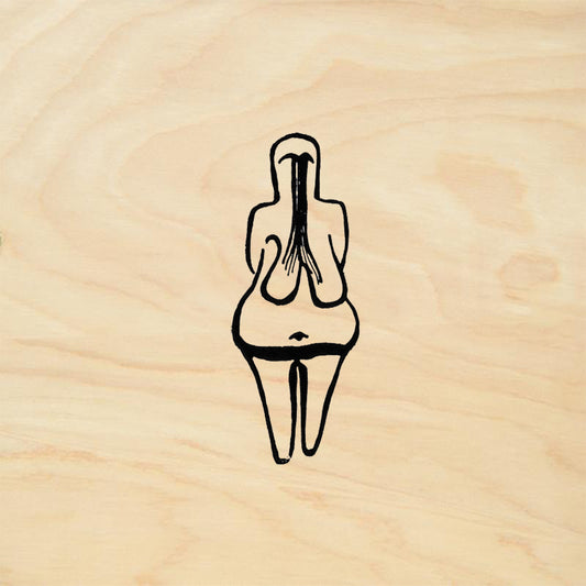 StampaFe Goddess Figure 1 Standing Prehistoric Venus Rubber Art Stamp