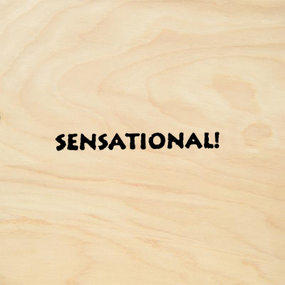 StampaFe Sensational Tiny Bold Text Mini Rubber Art Stamp