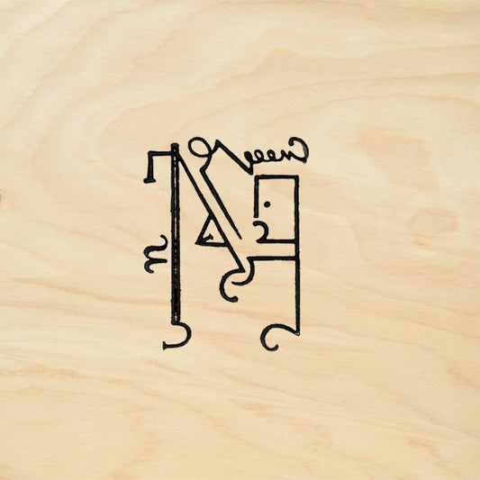 StampaFe Lever Man Mechanical Figure Contraption Rubber Art Stamp