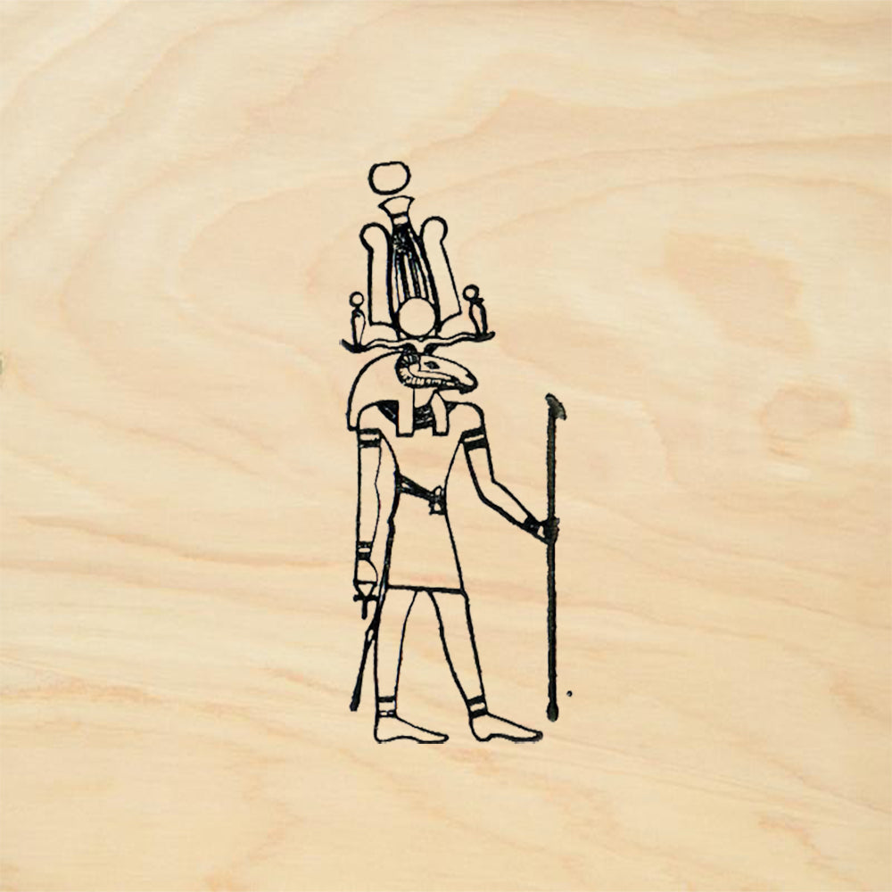 StampaFe Sobeck Egyptian Crocodile God Figure Rubber Art Stamp