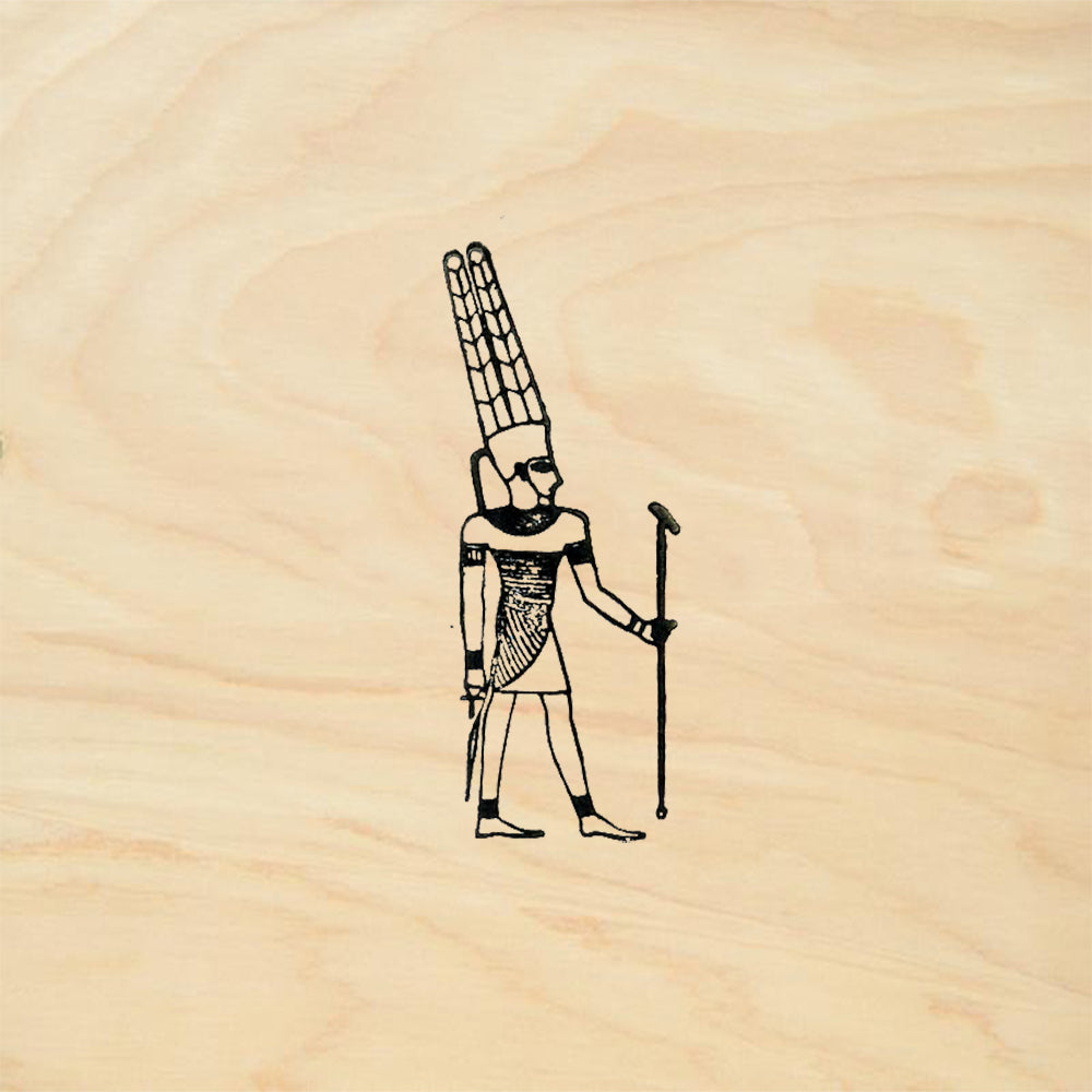 StampaFe Pharaoh Egyptian God Standing Figure Rubber Art Stamp