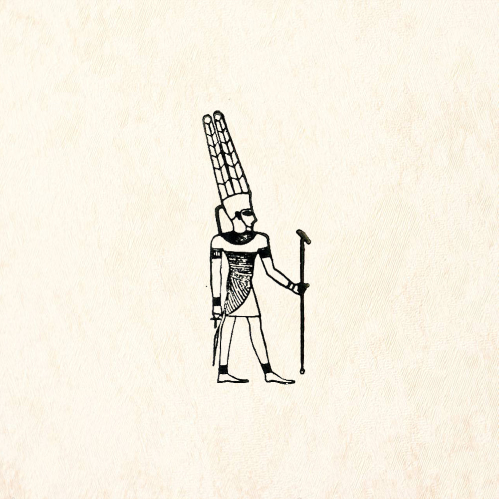 StampaFe Pharaoh Egyptian God Standing Figure Rubber Art Stamp