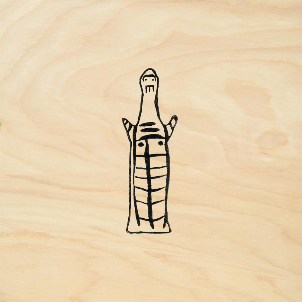 StampaFe Primitive Figure 3 Tribal Rubber Art Stamp