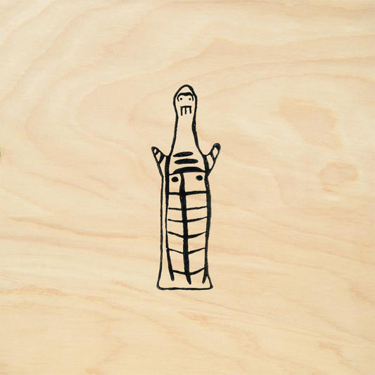 StampaFe Primitive Figure 3 Tribal Rubber Art Stamp
