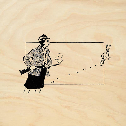 StampaFe Hunter Vintage Rubber Art Stamp
