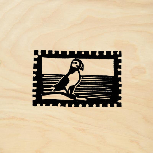 StampaFe Puffin Mail Animal Rubber Art Stamp
