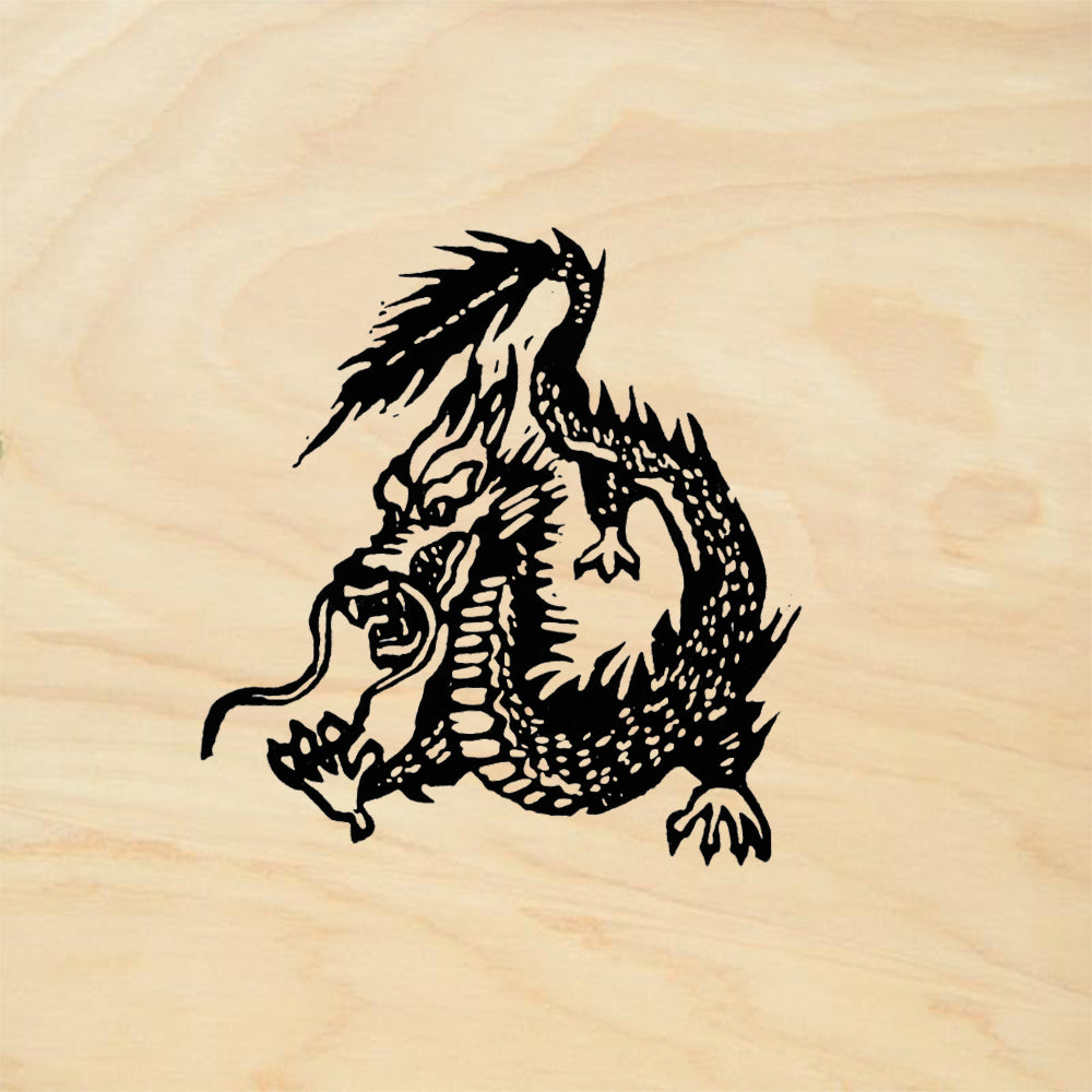 StampaFe Chinese Dragon Rubber Art Stamp