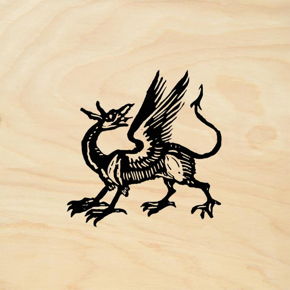 StampaFe Celtic Dragon Rubber Art Stamp