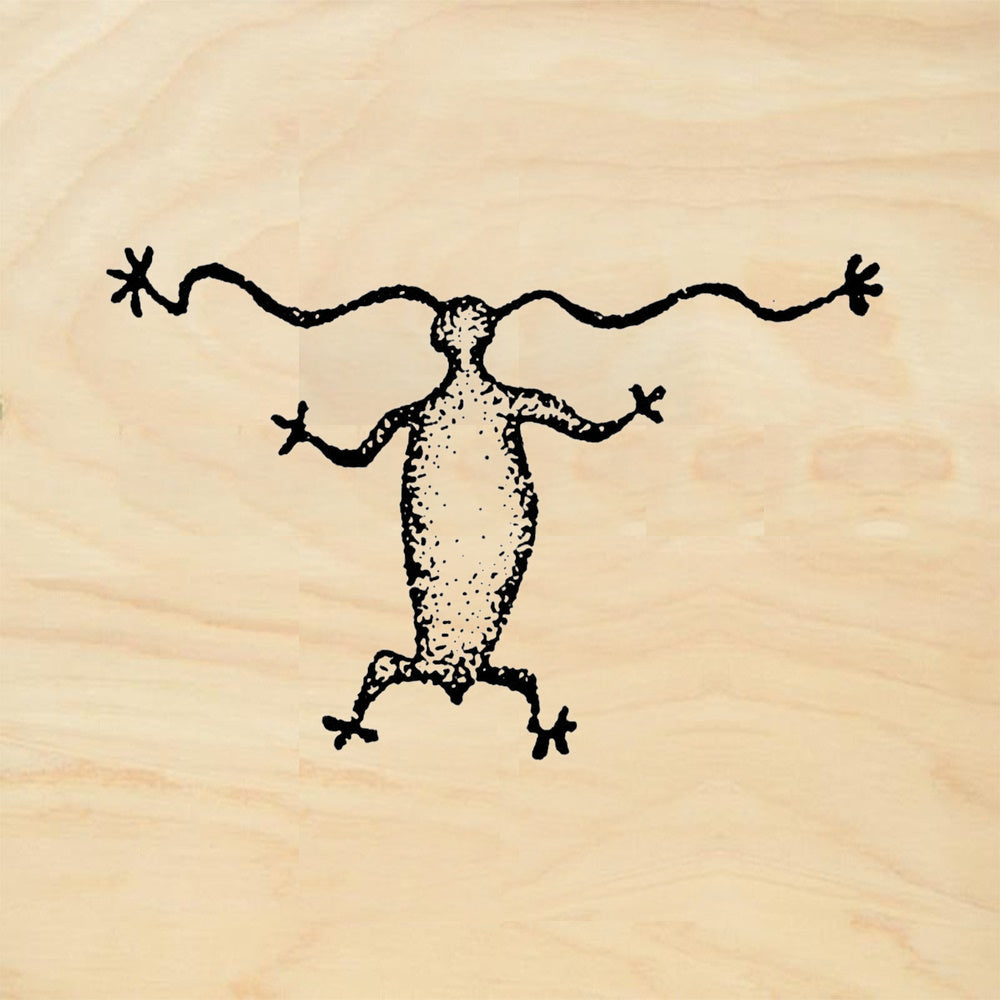 StampaFe Tentacle Man Primitive Rubber Art Stamp