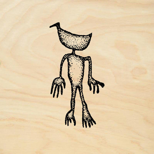StampaFe Duck Shaman Primitive Rubber Art Stamp