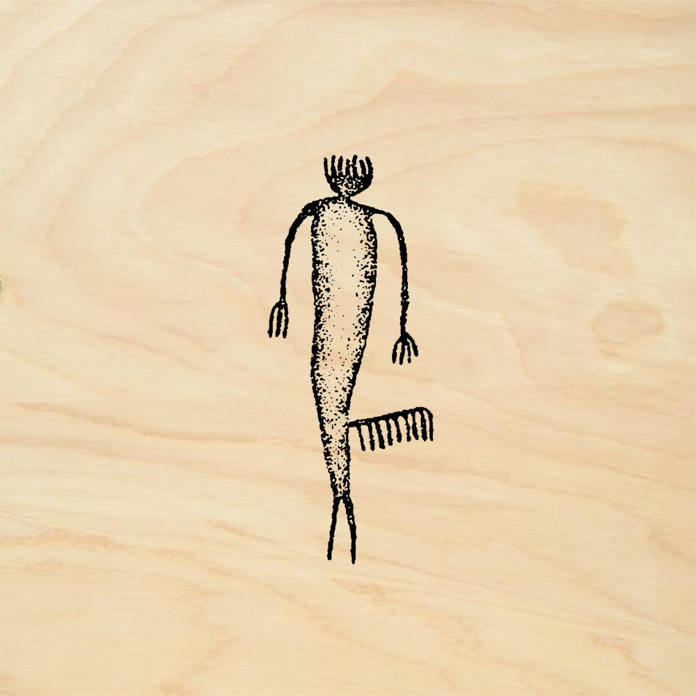 StampaFe Corn Maiden Southwest Rubber Art Stamp