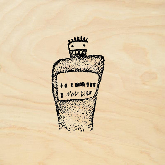 StampaFe Ghost Shield Primitive Rubber Art Stamp