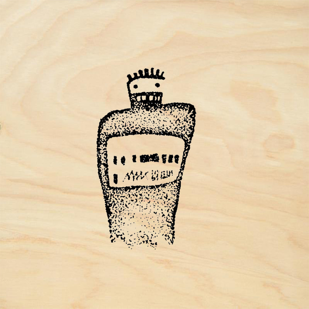 StampaFe Ghost Shield Petroglyph Rubber Art Stamp