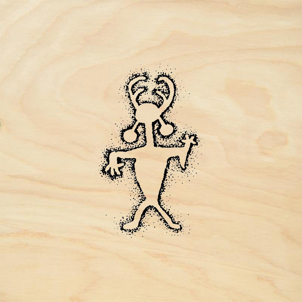 StampaFe Antler Man Southwest Rubber Art Stamp