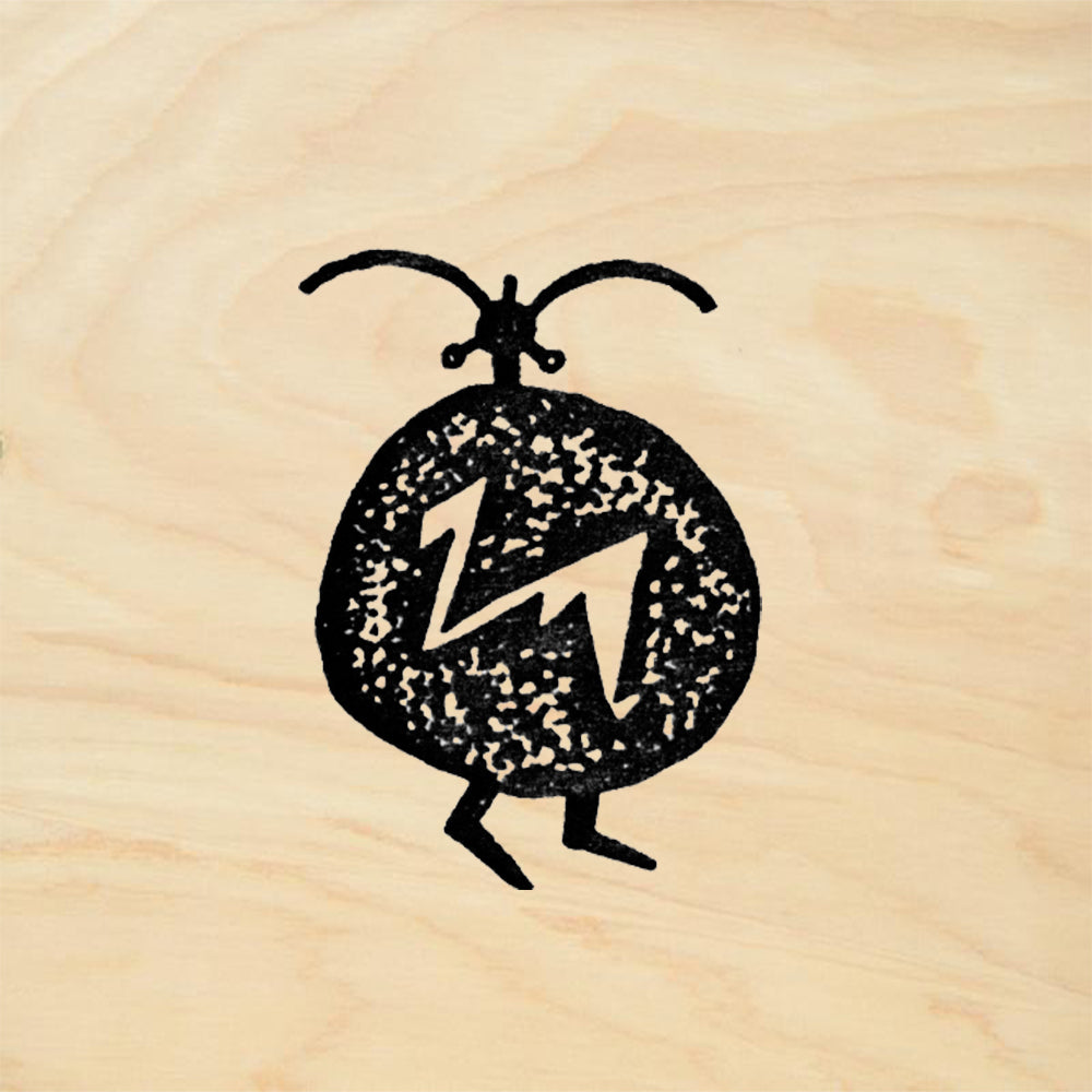 StampaFe Lighting Shield Southwest Rubber Art Stamp