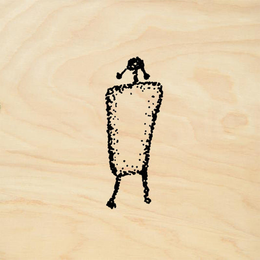 StampaFe Light Woman Primitive Rubber Art Stamp