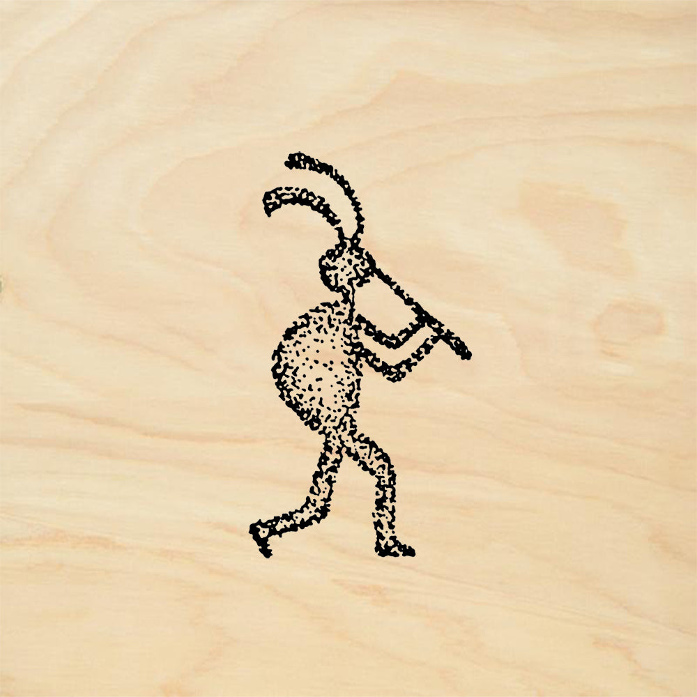 StampaFe Kokopelli Southwest Rubber Art Stamp