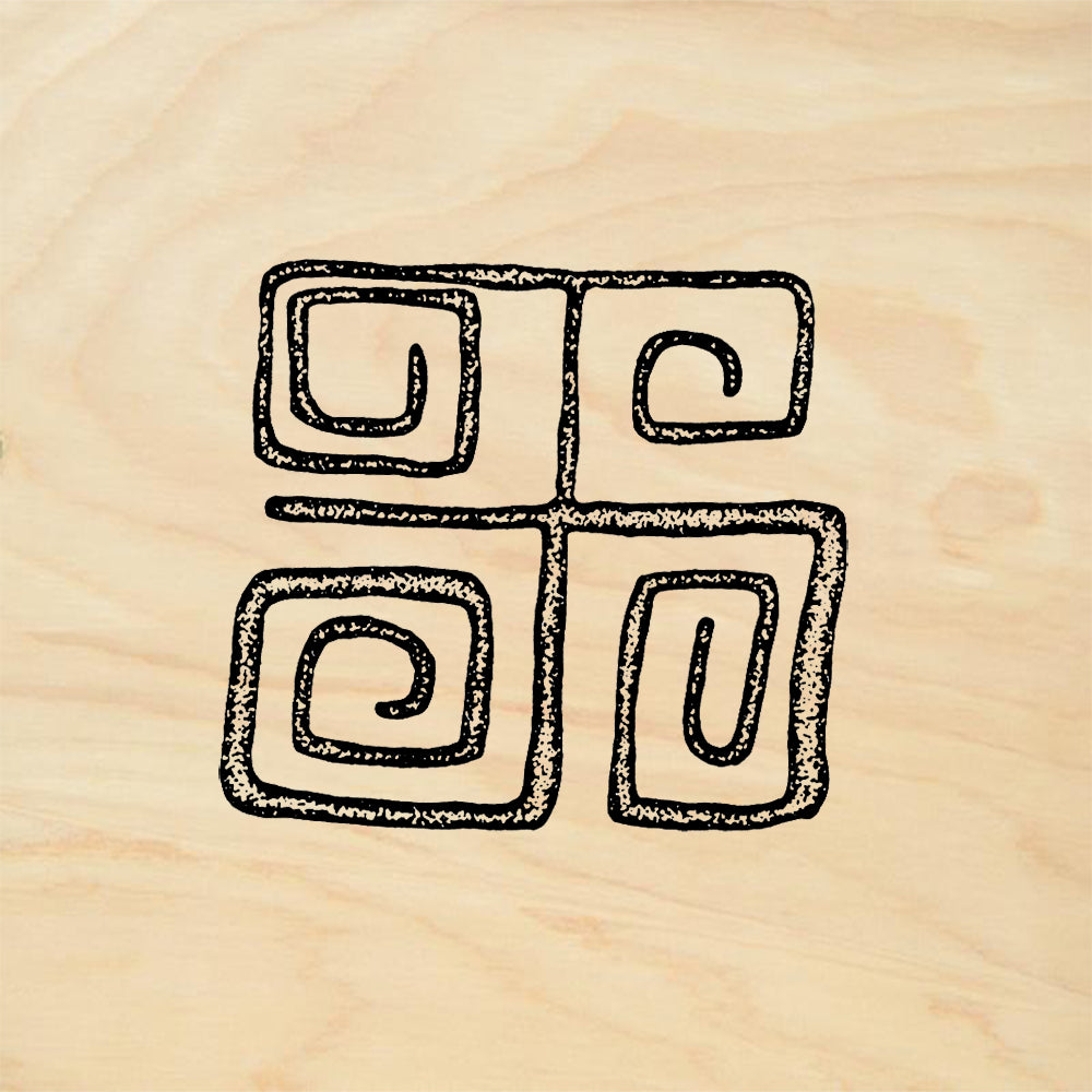 StampaFe Four Directions Southwest Rubber Art Stamp