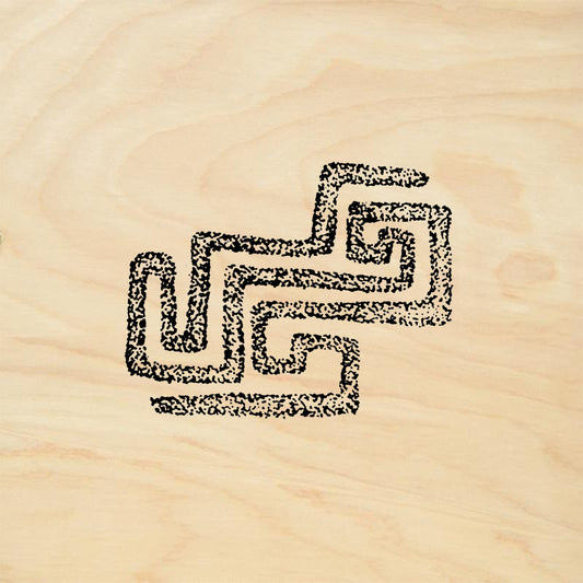 StampaFe Maze Petro Southwest Rubber Art Stamp