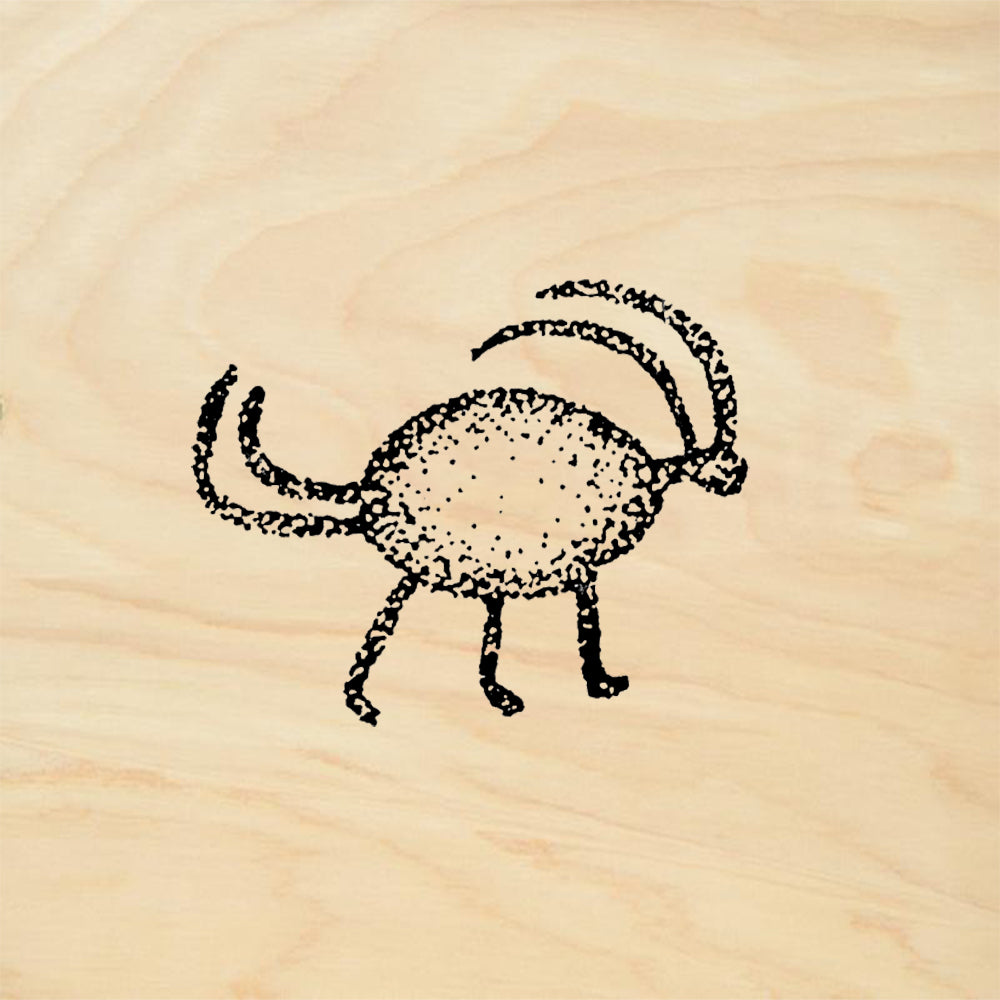StampaFe Fat Sheep Animal Rubber Art Stamp