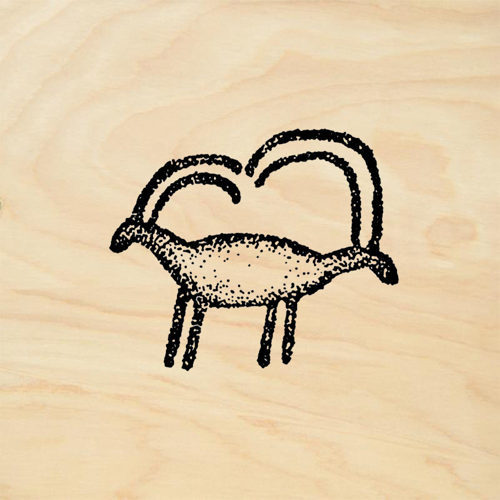 StampaFe Two Headed Animal Rubber Art Stamp