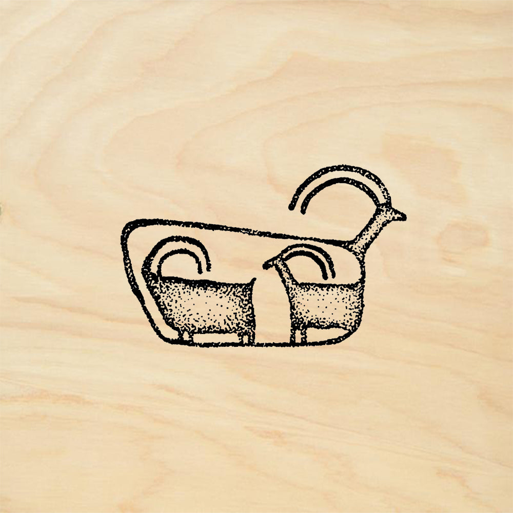 StampaFe Mother Antelope Animal Rubber Art Stamp