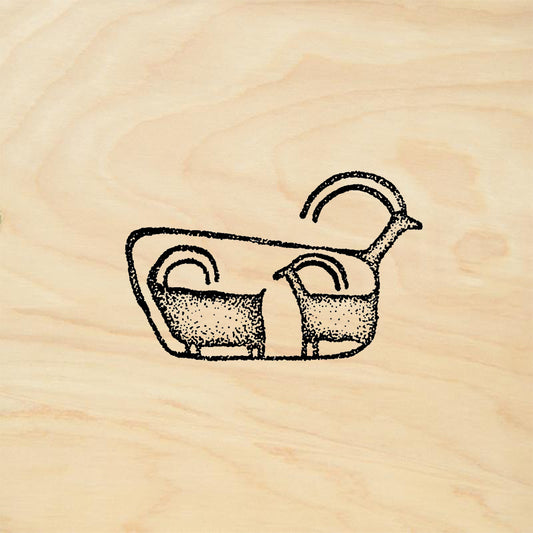 StampaFe Mother Antelope Animal Rubber Art Stamp
