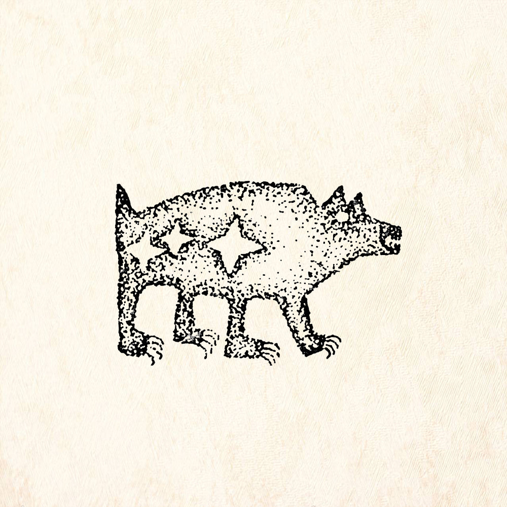 StampaFe Ursa Major Animal Rubber Art Stamp