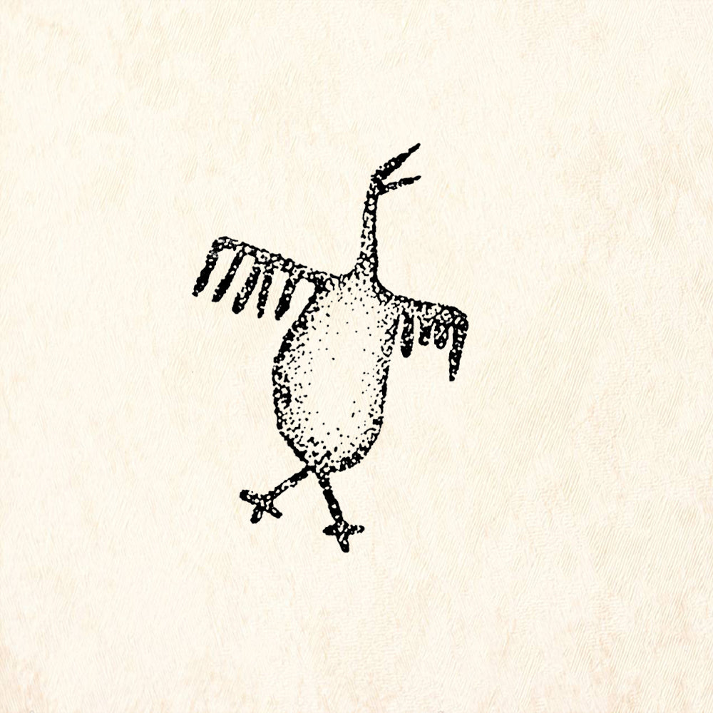 StampaFe Bird Petro Animal Rubber Art Stamp
