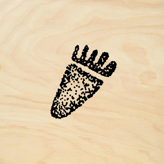 StampaFe Footprint Southwest Rubber Art Stamp