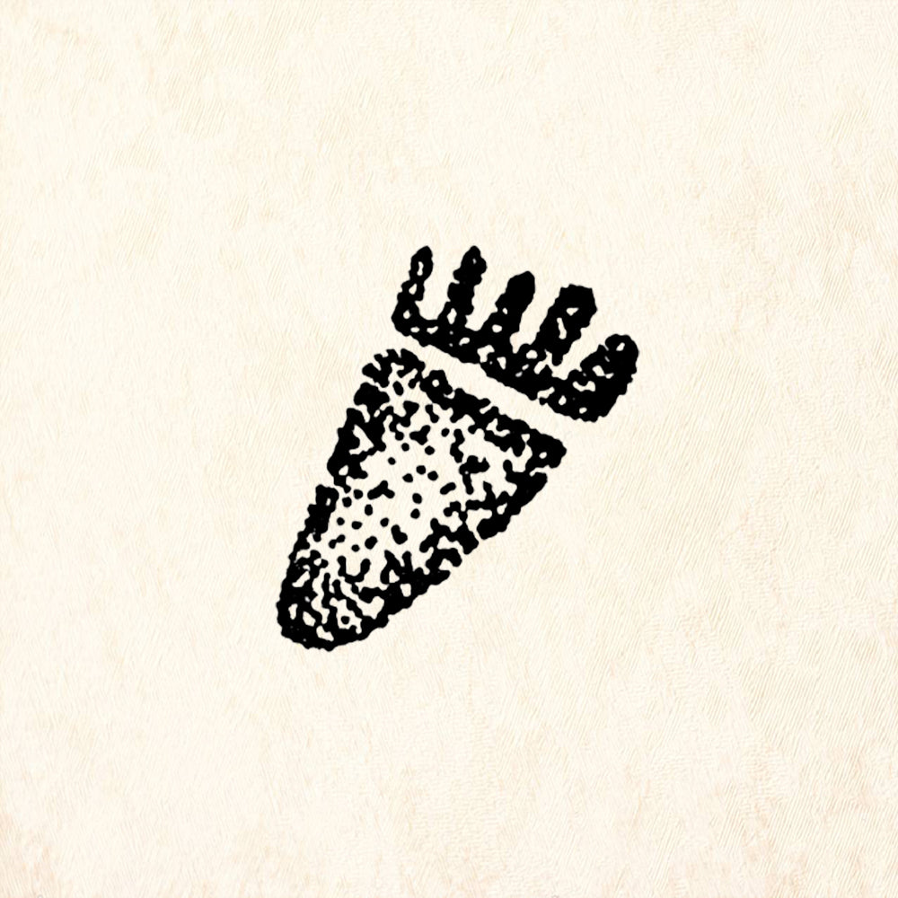 StampaFe Footprint Southwest Rubber Art Stamp