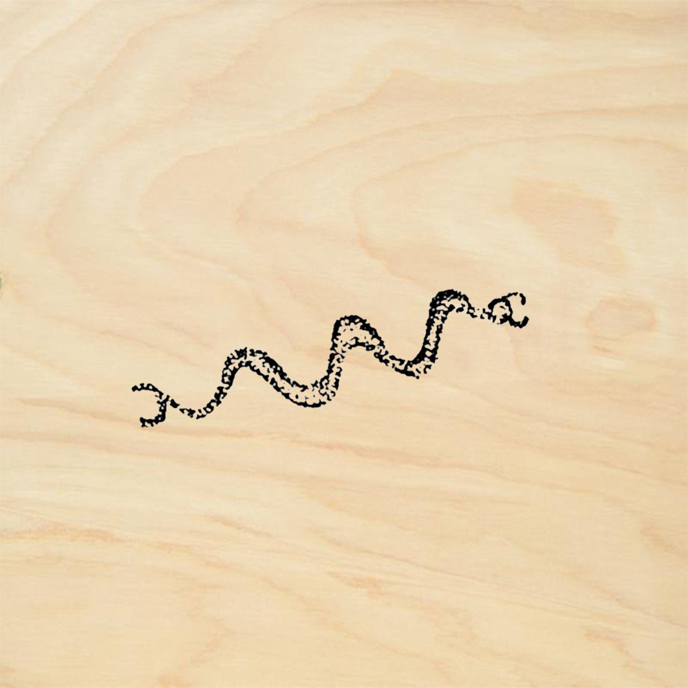 StampaFe Sand Snake Southwest Rubber Art Stamp