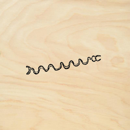 StampaFe Water Snake Southwest Rubber Art Stamp