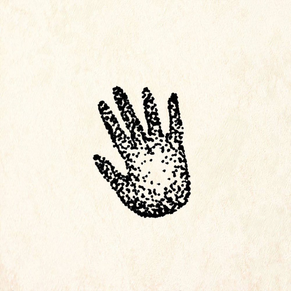 StampaFe Hand Petro Solid Southwest Rubber Art Stamp