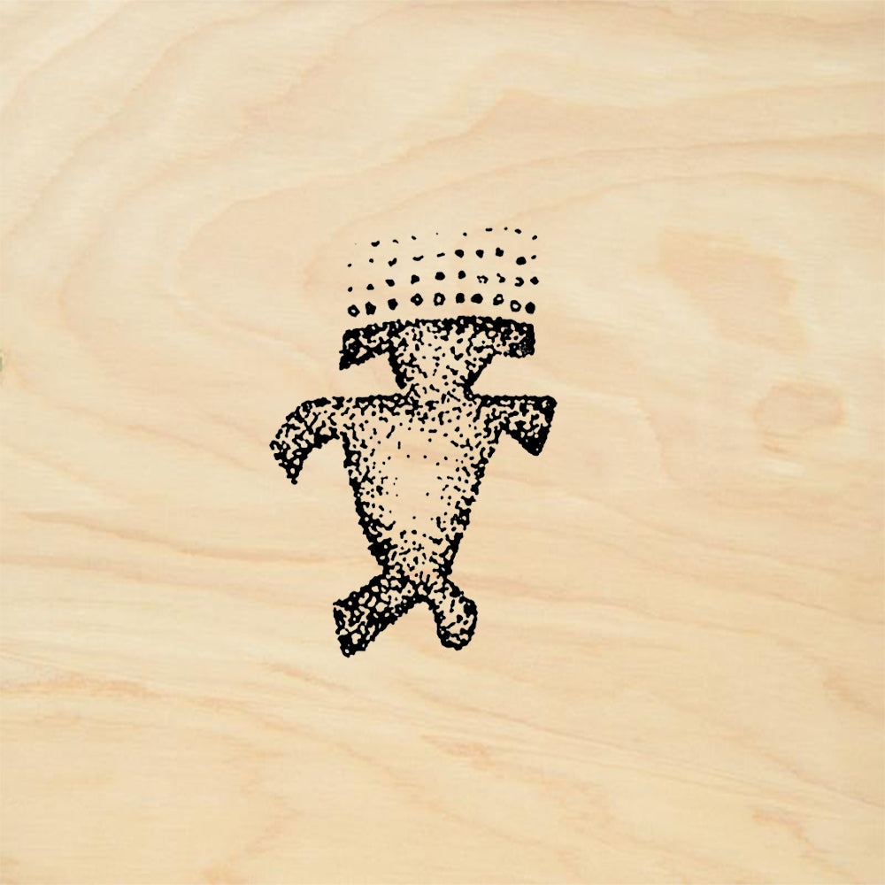 StampaFe Star Man Primitive Rubber Art Stamp