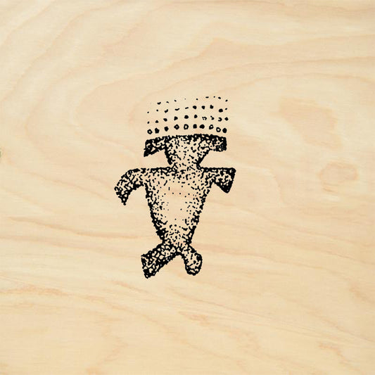 StampaFe Star Man Primitive Rubber Art Stamp