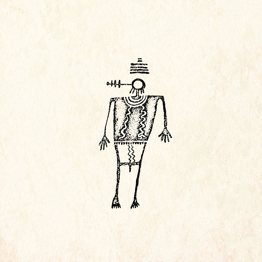 StampaFe Holy Man Southwest Rubber Art Stamp