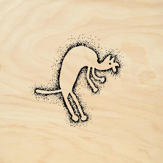 StampaFe Laughing Coyote Southwest Rubber Art Stamp