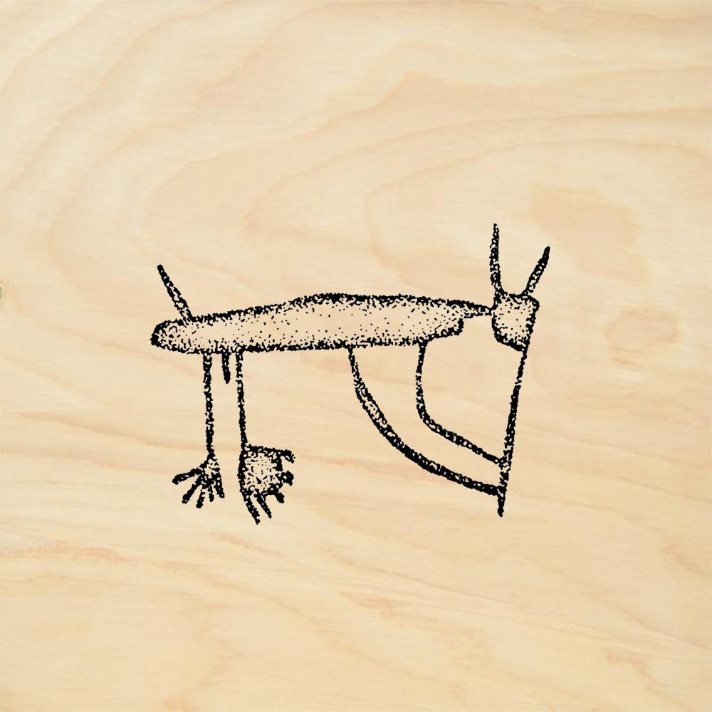 StampaFe Kokoyote Southwestern Petroglyph Rubber Art Stamp