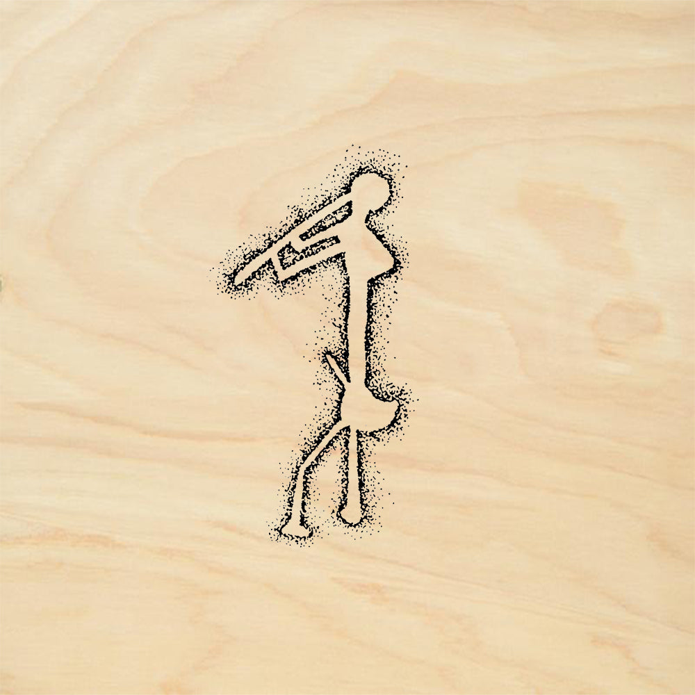 StampaFe Kokopelli Tall Southwest Rubber Art Stamp
