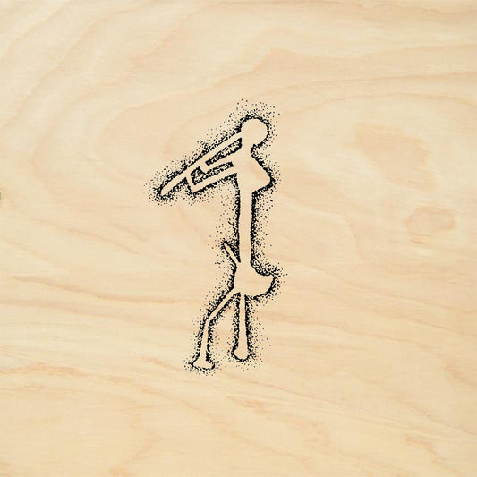 StampaFe Kokopelli Tall Southwest Rubber Art Stamp