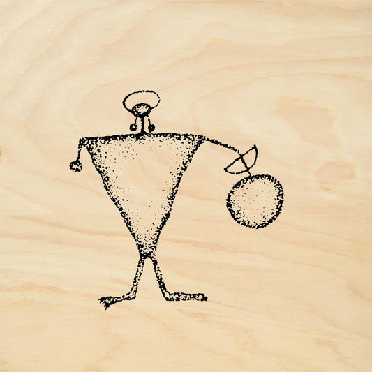 StampaFe Hunter Primitive Rubber Art Stamp