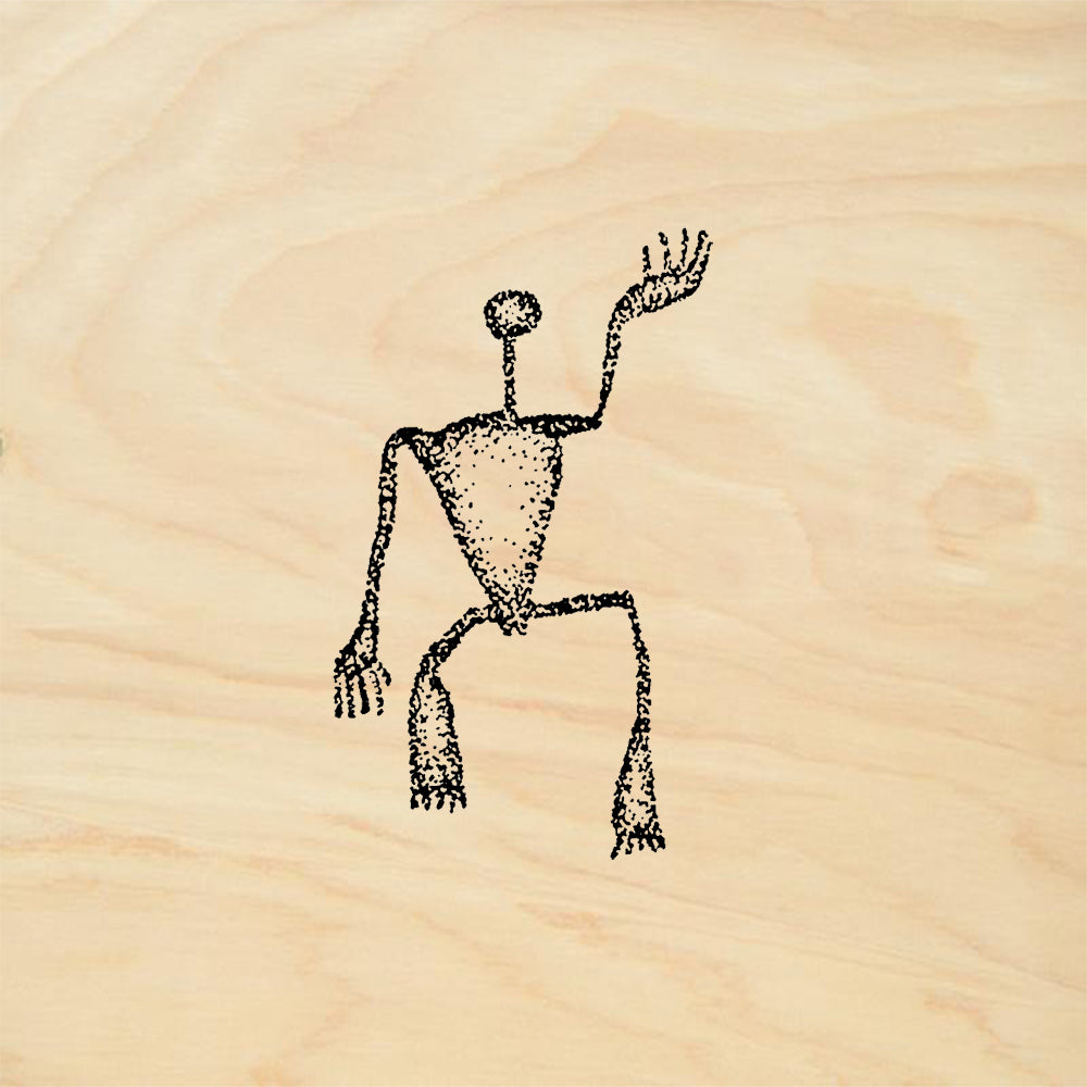 StampaFe Woman Petro Tribal Rubber Art Stamp