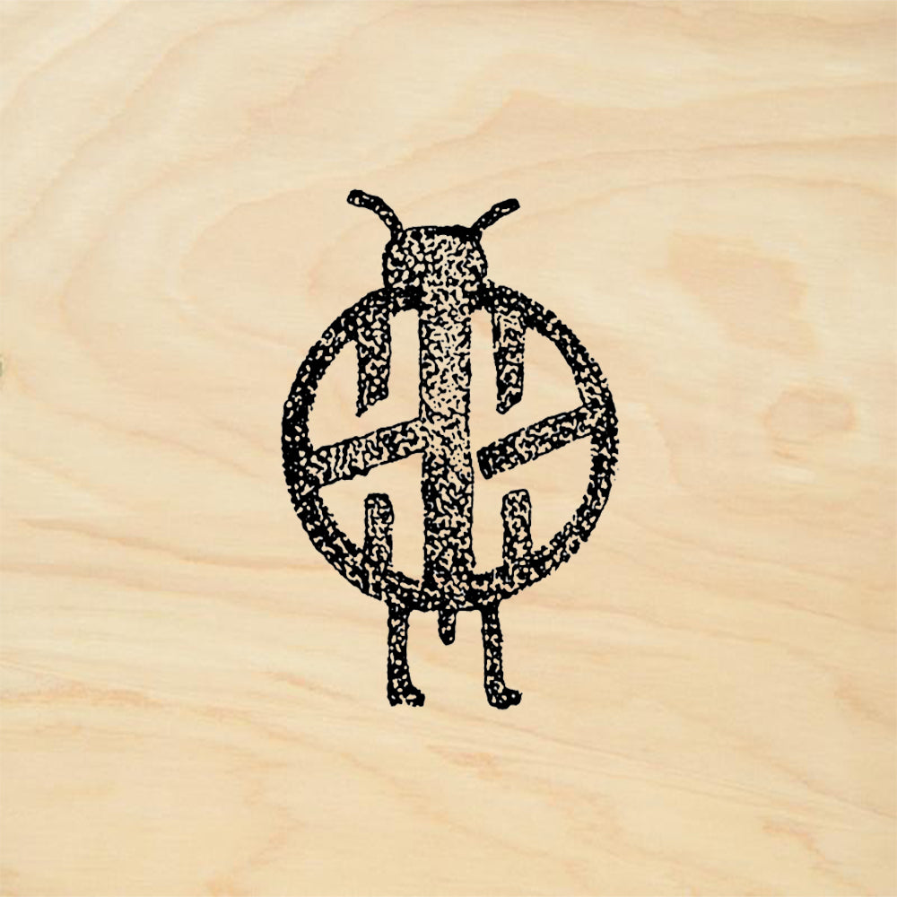 StampaFe Kiva Shield Southwestern Petroglyph Rubber Art Stamp