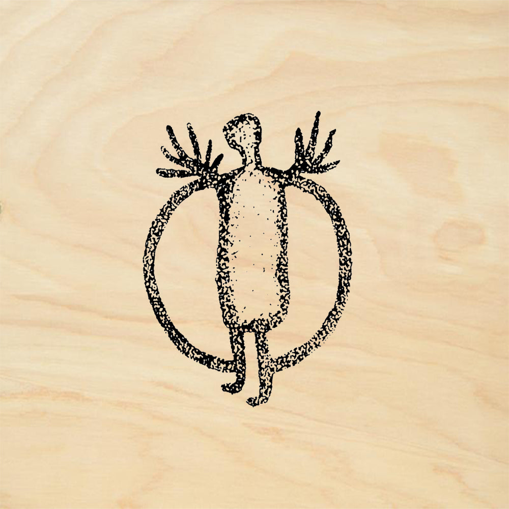 StampaFe Hoop Woman Southwestern Petroglyph Rubber Art Stamp